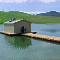 Floating platform for floating houses