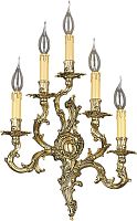 Classic wall light BURL XLindoorbrasscandelabra