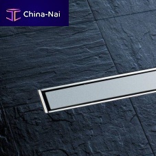 Stainless steel linear shower drain LINEARIS COMFORT