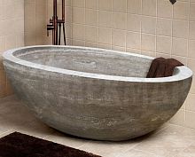 Oval bathtub MODEL 106free-standingfor homestraditional