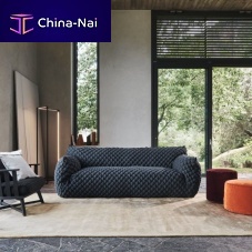 Contemporary sofa Nuvolapolyestergraybeige