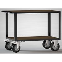 Transport cart 8604-6013L-2C12metal2 levelswith swivel casters