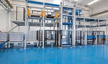 High level infeed depalletizer FAST TRANSFER AD EC 50for empty cansautomatic