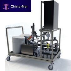 Cleaning station for the pharmaceutical industry compactautomatedCIP