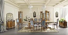 Classic dining table BELLA VITAwoodenrectangularround