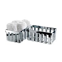 Rectangular shower basket BRASS