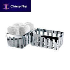 Rectangular shower basket BRASS