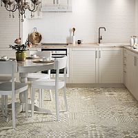 Indoor hexagonal tile TEXkitchenfloorporcelain stoneware