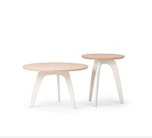Contemporary coffee table MILLEPIEDIwoodenmetal baseround