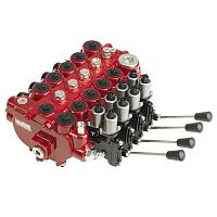 Spool hydraulic directional control valve DX-6lever-operatedhydraulically-operatedelectro-hydraulic