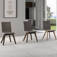 Contemporary chair Trudyliving roomindoorleather