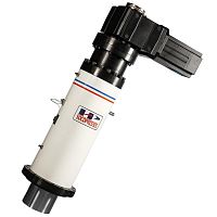 Electric cylinder with guided piston rodreinforcedguide