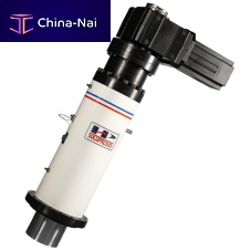 Electric cylinder with guided piston rodreinforcedguide