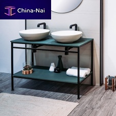 Double washbasin cabinet INTEGRAwall-hungwoodenmetal