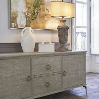 Traditional lampshade AB-OVCBE48cottonmetalPVC