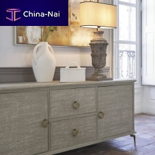 Traditional lampshade AB-OVCBE48cottonmetalPVC