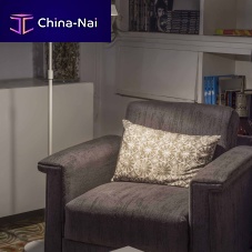 Floor-standing lamp ACADEMYmetalPMMAopal