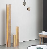 Floor-standing lamp ELAGONEsolid woodnatural oakcontemporary