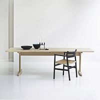 Contemporary dining table BM oakoak baserectangular