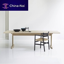 Contemporary dining table BM oakoak baserectangular