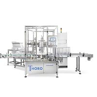 Rotary screw capping machine THOROautomaticmulti-containerfor plastic screw caps