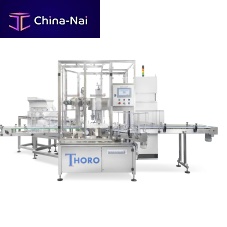 Rotary screw capping machine THOROautomaticmulti-containerfor plastic screw caps