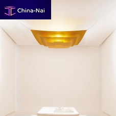 Contemporary ceiling light LIL LUXURYsquarealuminumpolyester