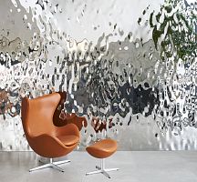 Exterior wall-covering dune smallinteriorstainless steelbronze
