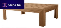 Contemporary coffee table REEDEDteakrectangularhome