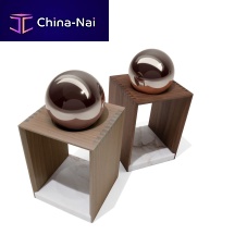 Table lamp SPAZIOTEMPOglasswalnutmarble