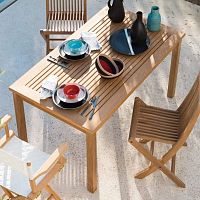 Traditional table Chelsea teakteak baserectangular