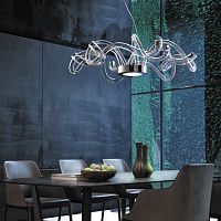 Pendant lamp BERNINIanodized aluminumglassoriginal design
