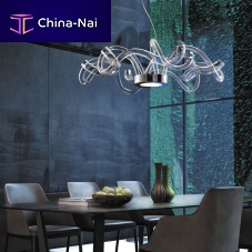 Pendant lamp BERNINIanodized aluminumglassoriginal design