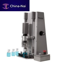 Pressure screw capping machine FCE50Lsemi-automaticfor bottlescans