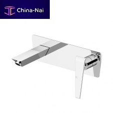 Washbasin mixer tap BOOMERANG: 4535wall-mountedchromed metalbathroom