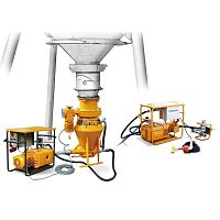 Continuous pneumatic conveying system SILOTURpowderfor dry mortar
