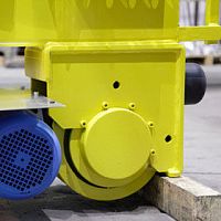 Translation wheel block metalfor guide rails