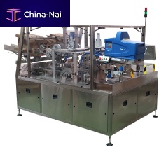 Horizontal tray erector TR201hot-melt glue