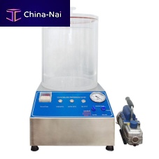 Digital leak tester pneumaticvacuum chamberfor bottles