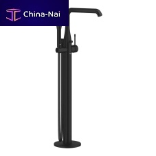 Shower mixer tap 25248KF1for bathtubfloor-mountedstainless steel