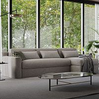 Sofa bed Jarreaucontemporaryfabricgray