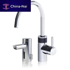 Handbasin mixer tap countertopmechanicalchromed metal