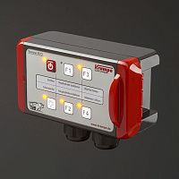 Human machine interface with touch screen with keyboardpanel-mounthandheld