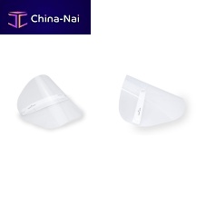 Reusable face-shield transparent