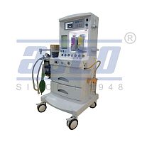Trolley-mounted anesthesia workstation EMD601with respiratory monitoring