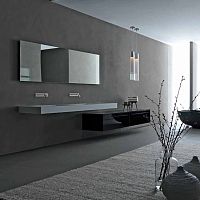 Double vanity top ZEROCorian®
