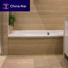 Rectangular bathtub surround porcelain stoneware