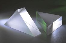 Triangular prism glass