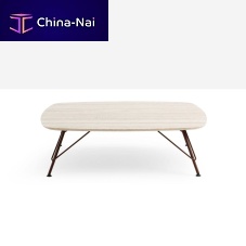 Contemporary coffee table BolleHPLmarblemetal base