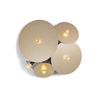 Contemporary wall light SOLISindoormetaldisc-shaped